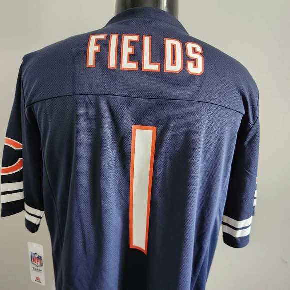 Chicago Bears #1 Justin Fields NFLPA Jersey Mens Size Large - Picture 6 of 11